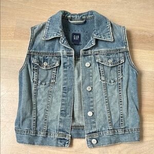 GAP Blue Denim Vest